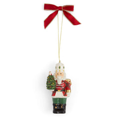 Tartan Plaid Nutcracker Ornament - Elegant Christmas Tree Decoration for Holiday Displays and Collectible Home Decor