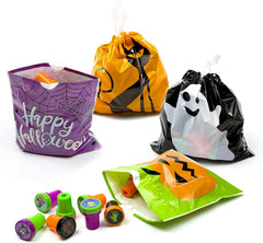 72-Pack Halloween Treat Bags for Favors and Trick-or-Treating