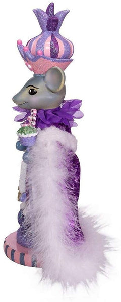 Kurt S. Adler Hollywood Sugar Plum Mouse King Nutcracker, Multi-Colored, 15 Inches