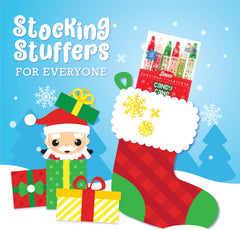 Candy Cane Scented Gel Pens - 6 Count Holiday Smens for Kids, Perfect Stocking Stuffers and Classroom Rewards!