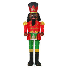 61-Inch Outdoor Nutcracker Yard Decoration with Warm White LED Lights