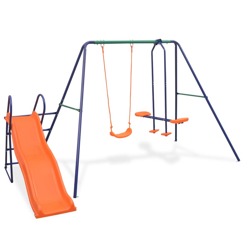 Swing Set with Slide