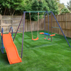 Swing Set with Slide