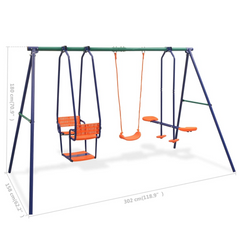 Swing Set with Tandem Seats