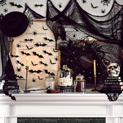 Enhance Your Halloween Decor with 126 Premium Bat Stickers for Walls and Windows