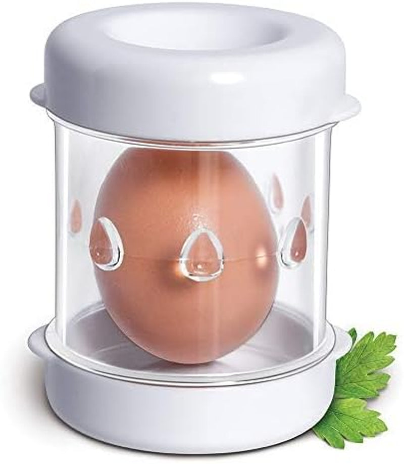 Effortlessly Peel Hard-Boiled Eggs with the Negg Boiled Egg Peeler - White