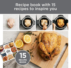 Revolutionize Your Kitchen with the Ninja Foodi 9-in-1 Pressure Cooker & Air Fryer - 5 Quarts of Culinary Magic in Stainless Steel!