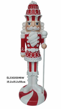 Christmas Nutcracker King - 21.75" - Red
