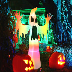 Get ready to spook up your Halloween decor with this tall inflatable ghost! 🎃👻 #HalloweenDecor #SpookyGhost