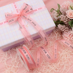 1 Inch Pink Chiffon Ribbon - 22 Yards for Gift Wrapping, Floral Arrangements, and Event Decoration