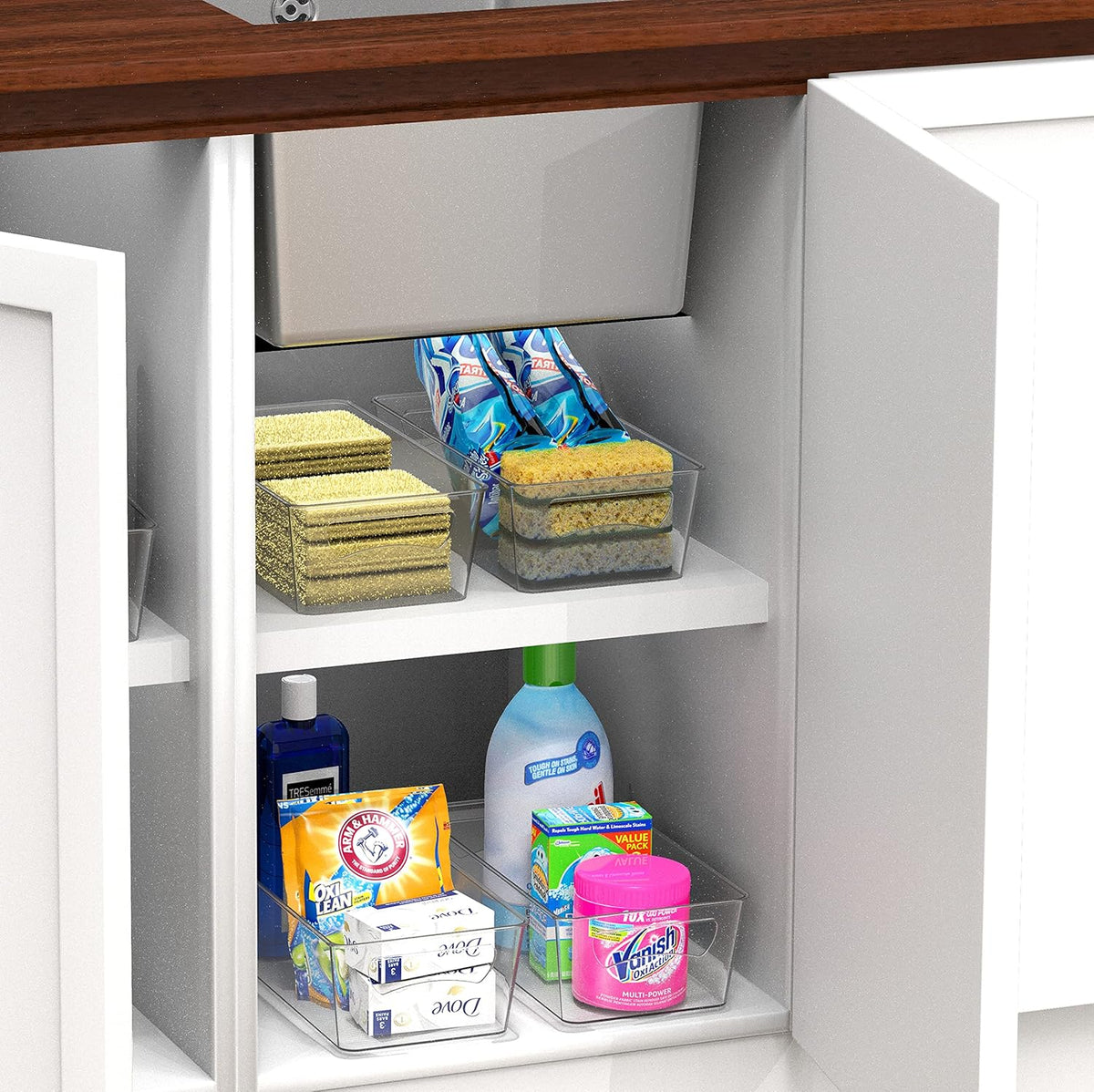 MOOD Clear Fridge Organizer Bin