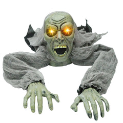 Enhance Your Halloween Experience with Our Sound-Emitting Zombie Groundbreaker - Ideal for Outdoor Frights!