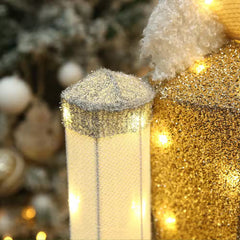 61-Inch Outdoor Nutcracker Yard Decoration with Warm White LED Lighting