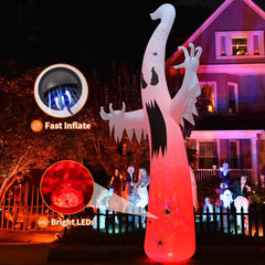 Elevate Your Halloween Experience with a 11.8 FT Inflatable Ghost - Ideal for Outdoor Decor and Celebrations