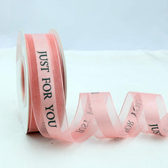 1 Inch Pink Chiffon Ribbon - 22 Yards for Gift Wrapping, Floral Arrangements, and Event Decoration