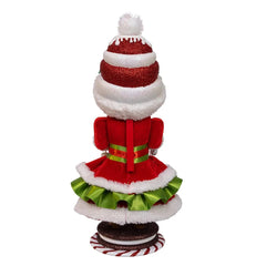 Kurt Adler 14-Inch Mrs. Claus Gingerbread Nutcracker Figurine