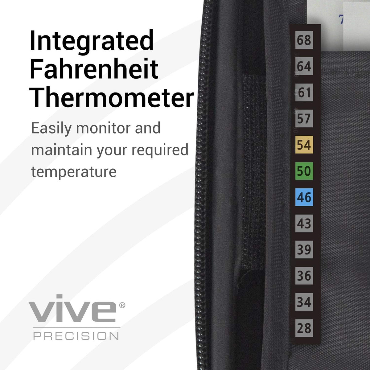 MOOD Cooling Travel Case with Thermometer – Gray