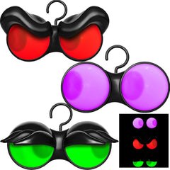 Get Spooky with Our 3 Pack Halloween Lights! 🎃✨ Perfect for Indoor & Outdoor Decor! 👀🕷️ Timer & Flashing Eyes Included! (Red, Green, Purple) #HalloweenVibes #PartyReady