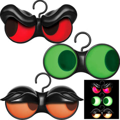 Get Spooky with Our 3 Pack Halloween Lights! 🎃✨ Perfect for Indoor & Outdoor Decor! 👀🕷️ Timer & Flashing Eyes Included! (Red, Green, Purple) #HalloweenVibes #PartyReady