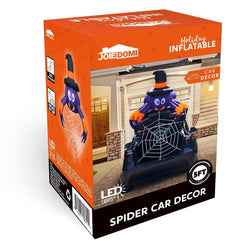 5 FT Halloween Inflatable Spider Decoration with Built-In LED Light 