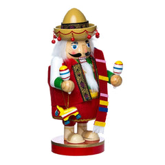 Charming 10.25-Inch Mexican Nutcracker Figurine