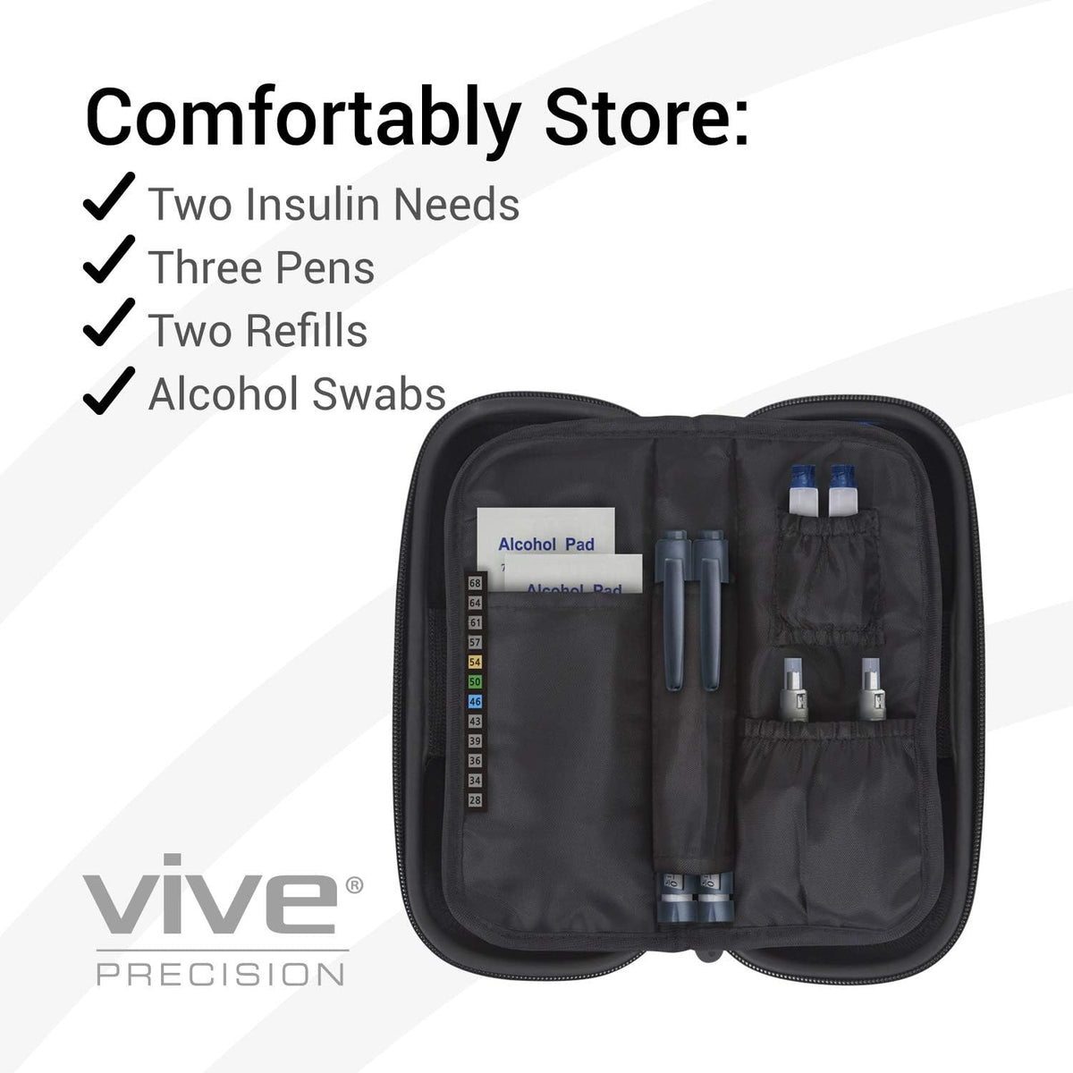 MOOD Cooling Travel Case with Thermometer – Gray
