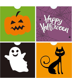 72-Pack Halloween Treat Bags for Favors and Trick-or-Treating