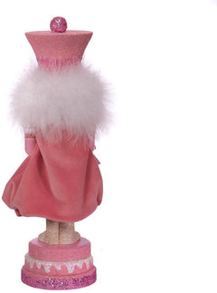 Kurt Adler 15-Inch Hollywood Pink Sweet Soldier Nutcracker Figurine
