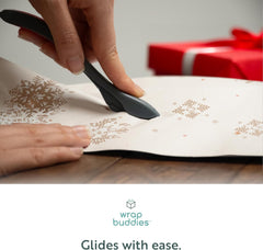 Effortless Gift Wrap Cutter - Seamless Wrapping Paper Tool with 6 Blades for Perfect Holiday Gifts and Crafting