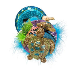 Hollywood Nutcracker Featuring Sea Turtle Hat, 11 Inches