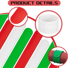 Versatile 12-Piece Holiday Wrapping Paper Roll Holder Set – Silicone-Covered Metal Stabilizers in White, Red, and Green for Perfect Storage and Organization!