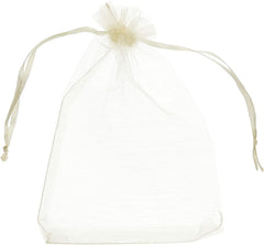100-Pack 4x6 Inch Sheer Organza Drawstring Bags for Candy, Jewelry, and Wedding Party Favors