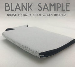 Holiday Beer Can Cooler - Santa Nutcracker Design | Unique Christmas Gift | Neoprene Beverage Holder - Ideal for Stocking Stuffers and Beer Enthusiasts