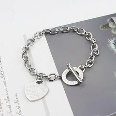 Heart Buckle Chain Bracelet