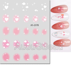 Heart Nail Decals