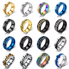 Rotatable Titanium Steel Ring