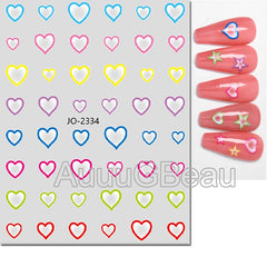 Heart Nail Decals