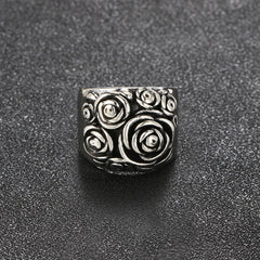 Vintage Rose Flower Ring