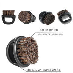 Horse Bristle Barber Brush