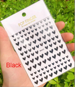 Heart Nail Decals