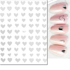 Heart Nail Decals