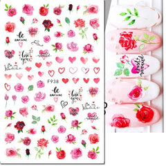 Heart Nail Decals