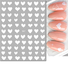 Heart Nail Decals