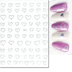 Heart Nail Decals