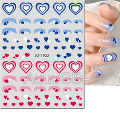 Heart Nail Decals