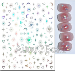 Heart Nail Decals