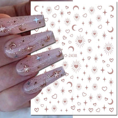 Heart Nail Decals