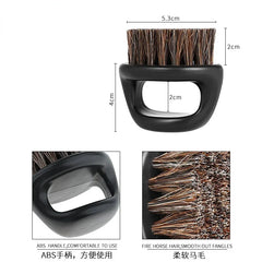 Horse Bristle Barber Brush