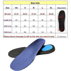 Orthotic Arch Support Insoles