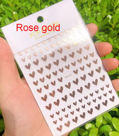 Heart Nail Decals